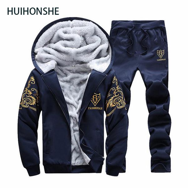 

зимняя толстовка флисовая теплая мужская толстовка спортивный костюм повседневные толстовки с принтом мужские спортивные костюмы мужской ком, Gray