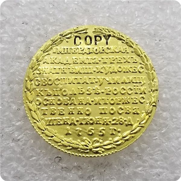 

1765 russia badge copy commemorative coins-replica coins medal coins collectibles