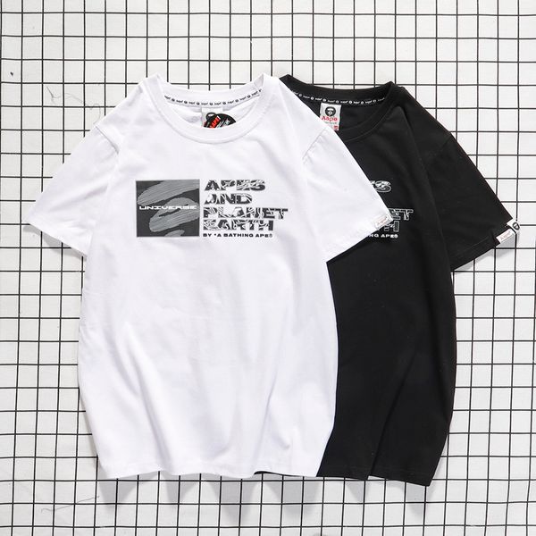 

20ss apes head tshirt pullover short camo a bathing mens womens designer t shirts aape ape brand t-shirt hip hop luxury shirt for man tees, White;black