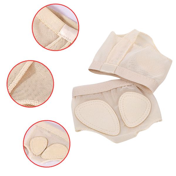

new arrival 1 pair soft sole ballet cover dance foot forefoot toe feet protection toe pad shoes, White;pink