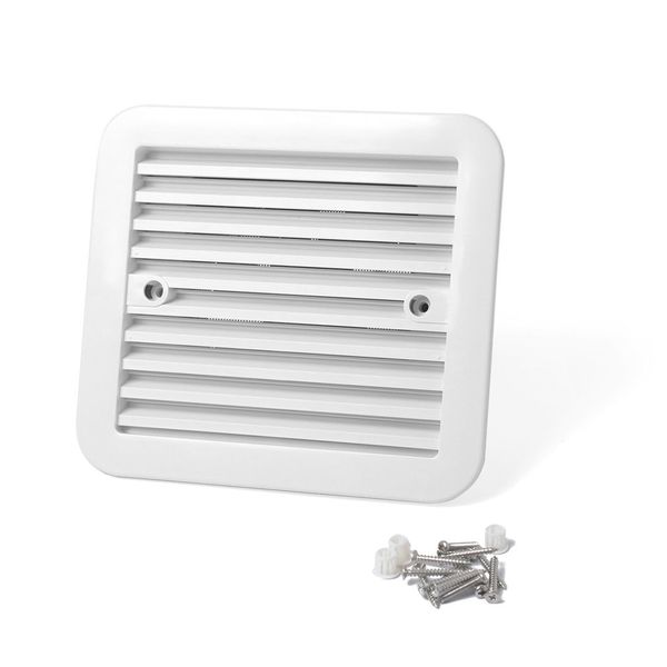 

white 12v fridge vent outlet side air ventilation exhaust fan for rv trailer caravan rv car styling accessories