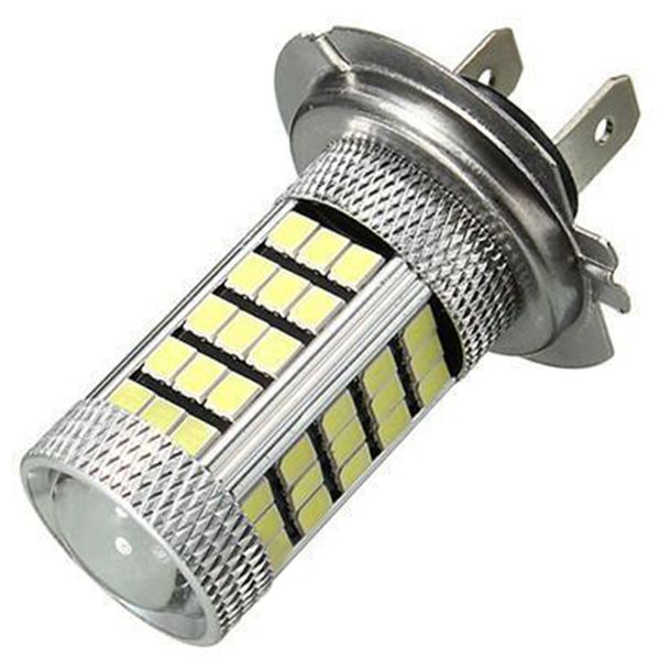 

2pcs 12v dc cold white h7 66 smd 2835 led auto car fog led bulb head light