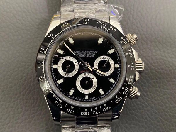 

super watches 072 montre de luxe 43mm 2813 механический механизм корпус часов из нержавеющей стали керамическое кольцо калибровочный корпус, Slivery;brown