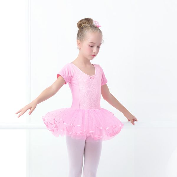 

fairy girls ballet tutu dress cute lace splice pink fluffy tutu skirt kids princess tulle ballet skirt, Black;red