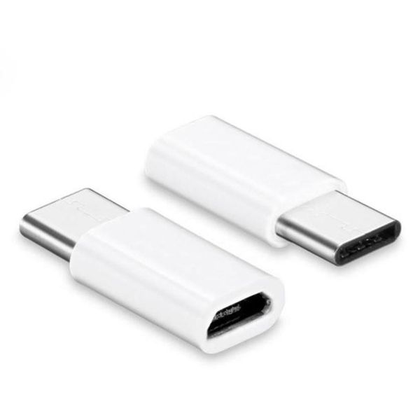 

2pack usb-c type-c data charging type c to micro usb adapter for samsung android