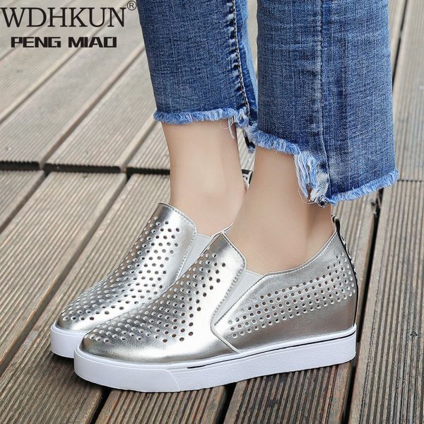 

2020 women pumps new fashion spring summer shoes bow point toe loafers leather feminino shallow work shoes zapatos de mujer, Black