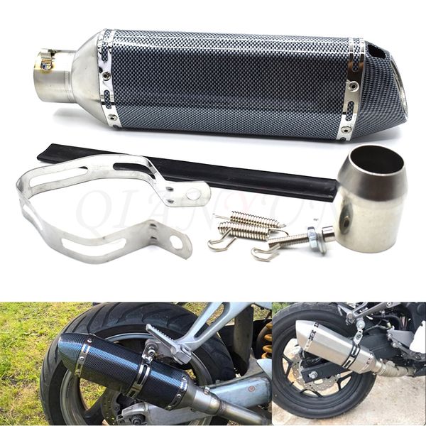 

для мотоциклов 38-51mm глушителем трубы самокат грязи pit bike труба для fzr400rr fzr600 fzr600r fzr750r fzr1000 mt-09