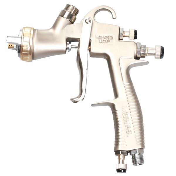 

10шт воздуха lvlp краски пистолет mp410g авто краску автомобильную грунтовку деталь грунтовки cleacoat наконечник 1.3 мм 600cc краска горшок