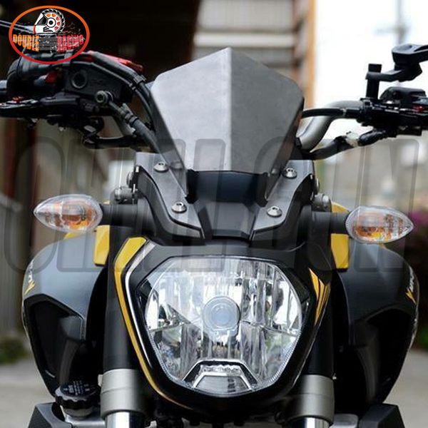 

motorcycle cnc aluminium alloy visor viser windshield windscreen deflector fit for yamaha mt-07 mt07 13 14 15 mt 07 2013-2015