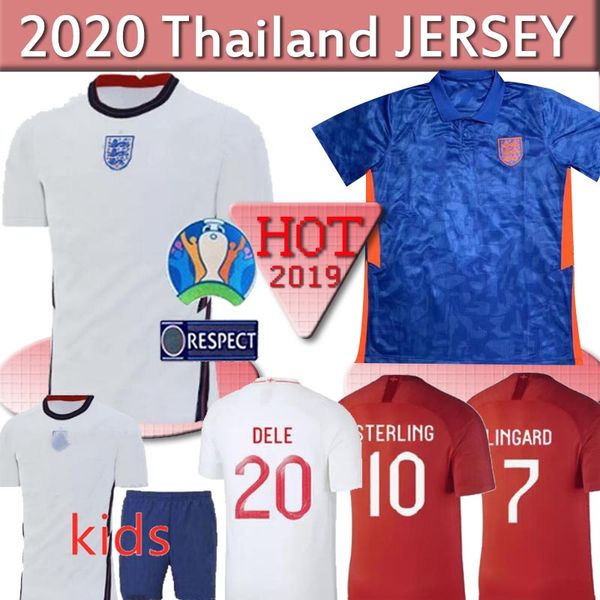 

2020 england jersey sancho lingard 20 21 uk sterling soccer jerseys kane abraham vardy dele rashford men kid thailand football shir, Black;yellow