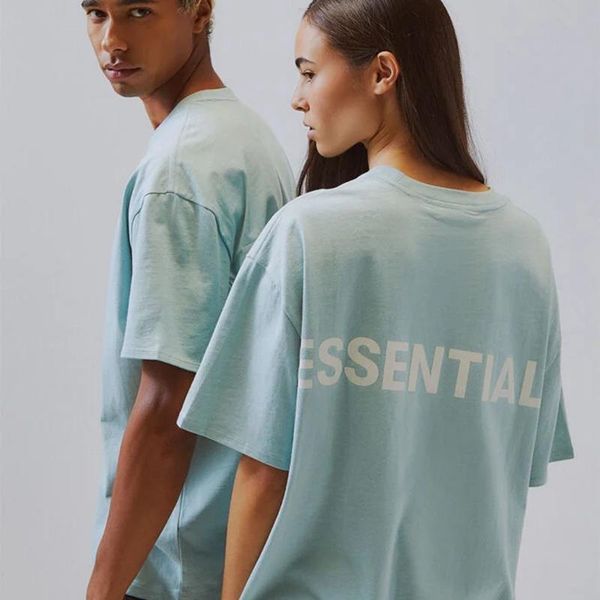 

20ss spring summer hip hop 6th fear of god essentials 3m reflective tee skateboard cool tshirt fog men women short sleeve casual t shirt, White;black