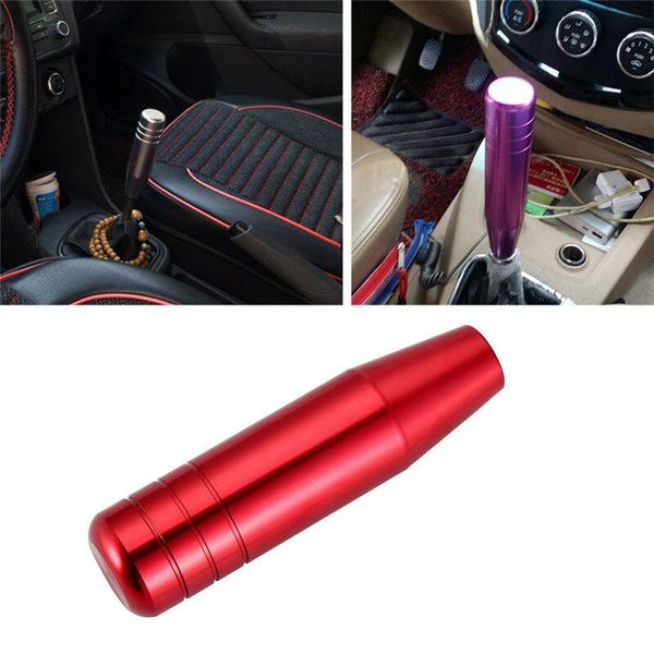 

universal 13cm/17cm length manual car gear shift knob aluminium alloy racing mugen shift knob gear stick shifter lever