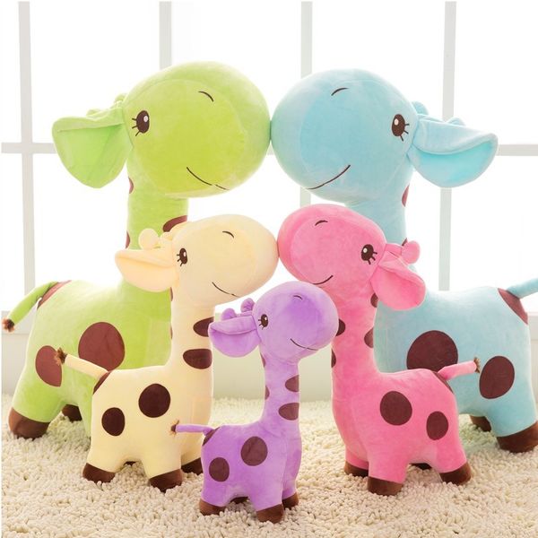 

giraffe plush toys stuffed plush pp cotton deer doll sika deer kids toys baby birthday gift baby toys