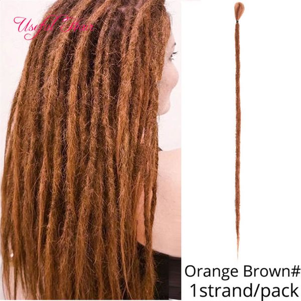 Dreads Extensões Hair 20inch Trançado Crochet Sintético Cabelo Ombre Dreadlocks Sintéticos Dreadlocks Extensões de Cabelo para Mulheres Curly Crochet Tranças