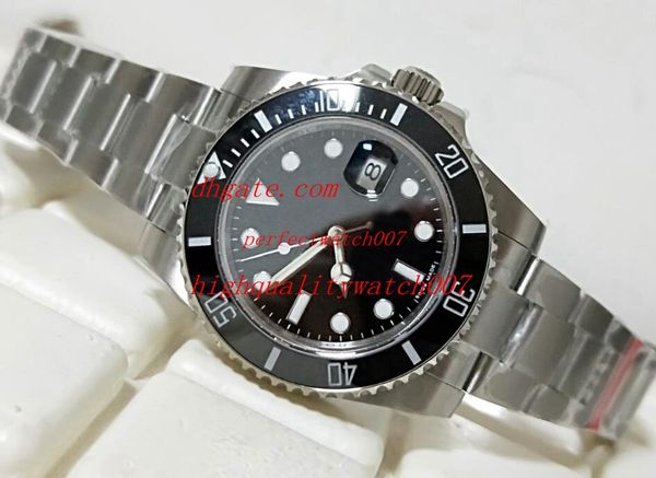 

luxury watches bp 2813 factory latest version 116610 vintage 40mm ceramic bezel black dial asia 2813 movement automatic mens watches, Slivery;brown