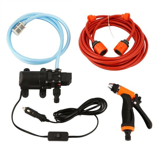 

6l/min 130psi high pressure car water pump car cleaning kit 70w 12v diy auto washing tools set water saving accessaries