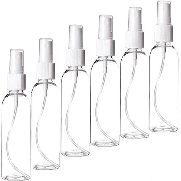 

fine mist спрей бутылки 2oz / 60мл косметический спрей бутылки empty clear refillable travel контейнеры для косметических флаконов