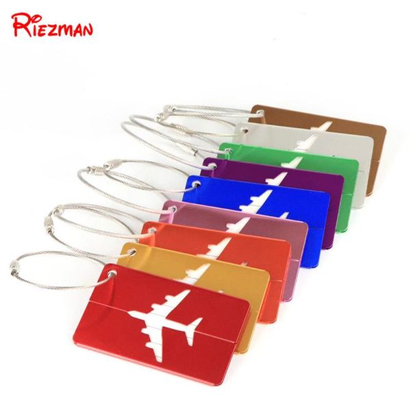 

riezman чемодан тэг портативного тэг открытой камеры путешествие этикетка интернат проверить путешествия багажной консигнации, Black