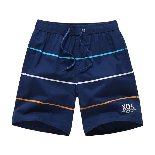 

men's shorts brand men board beach boxer trunks swimwear swimsuits summer striped man casual bermudas masculina, White;black