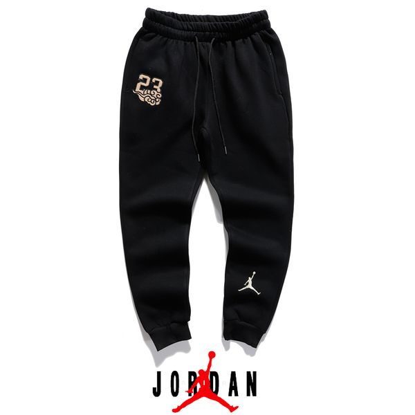 

jd brand men sweat pants europe and the united states private custom large size sports pants new high-quality boutique casual pants cotton, Black