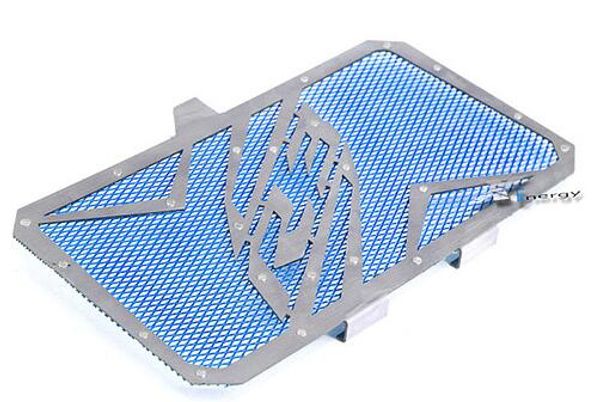 

modi motorcycle radiator grille guard cooler protection cover for yzf r3 blue