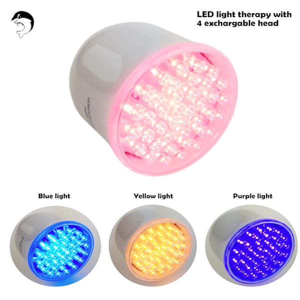 

4 color pn led skin rejuvenation red blue yellow light skin care tighte ipl acne collagen whitening therapy device for face