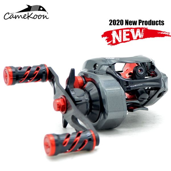 

camekoon baitcasting reel 7.3:1 gear ratio 7 bearings carp reel magnetic brake system 9kg drag power saltwater fishing coil