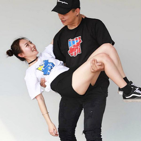 

undefeated american trendy t-shirt luxury mens designer t-shirt black / white classic chest logo short sleeve men women top, White;black