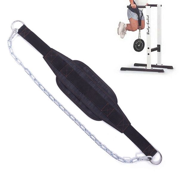 

weight lifting belt with chain crossfit home gym equipment pull up belt for powerlifting fitness bodybuilding strength training
