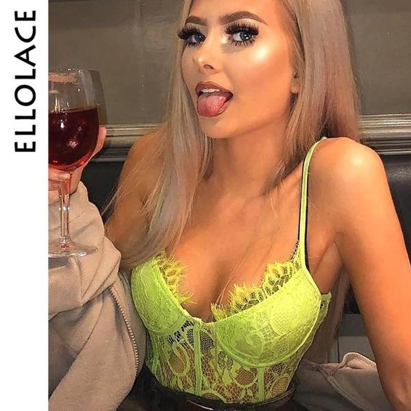 

ellolace неон кружева боди для женщин сетки прозрачный комбинезон bodycon спинки сексуальная комбинезон комбинезоны женские комбинезон 10col, Black;white