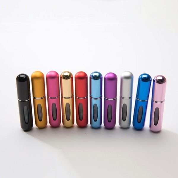 

perfume bottles 5ml travel refillable perfume atomizer spray bottle, fragrance empty bottle with window fits your purse, pocket or lage
