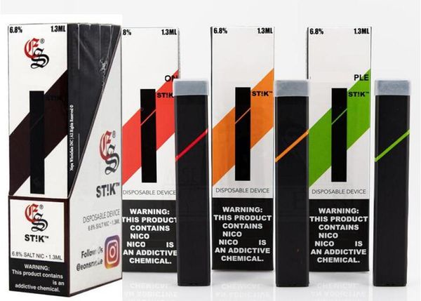 

STIK Одноразовые Бобы Kit 280mAh Стик батареи Cubano Stik Портативный Vape Pen Совместимость с 1,5 мл стручки картридж