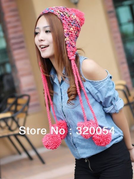 

1pcs, 2013 fashion thick braids colorful knitted cap ,lovely women's autumn winter warm hat ,5 color,wholesale, Blue;gray