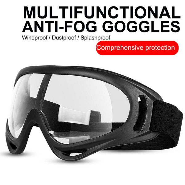 

safety protective glasses splash goggle anti-fog windproof fully enclosed clear glasses with uv protection