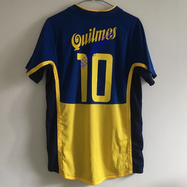 1997 1998 BOCA JUNIORS Retro-Fußballtrikots MARADONA ROMAN Futbol-Shirts Camisa Futebol Qualitäts-Fußballtrikot-Kits Männer Maillots de Football-Trikot