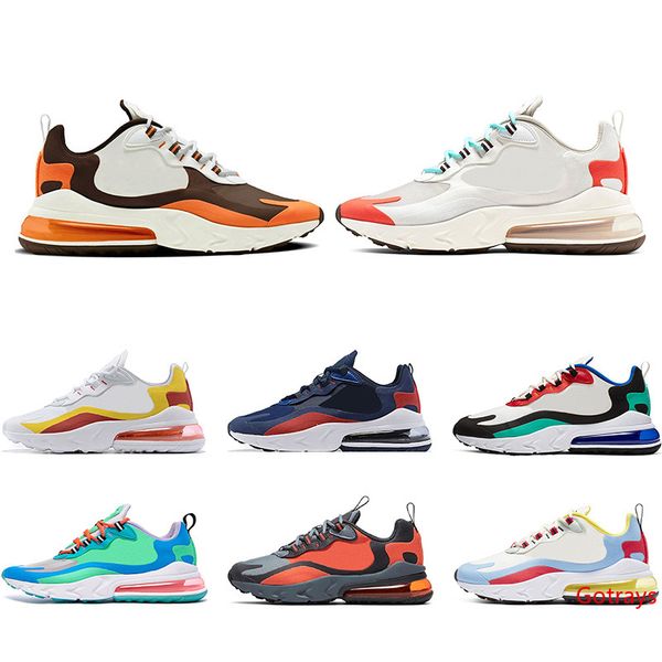 

react men sneakers designer women running shoes chassures bauhaus optical white black sports zapatos size 36-47 ing