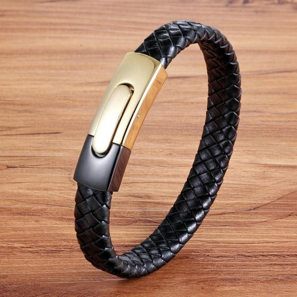 

multi-style combination with irregular men's leather bracelet classic choice birthday gift luxury set commemorative significance, Golden;silver