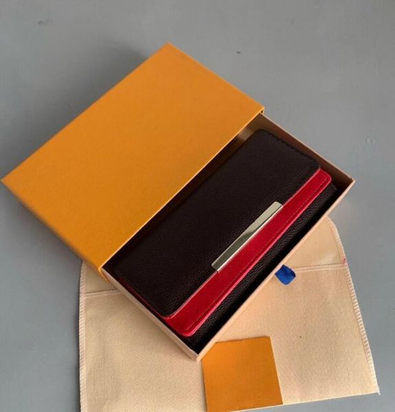 

fashion zipper wallet women multi-function long wallets purse chain bags big capacity card holder bags long wallet classic wallets/3, Red;black