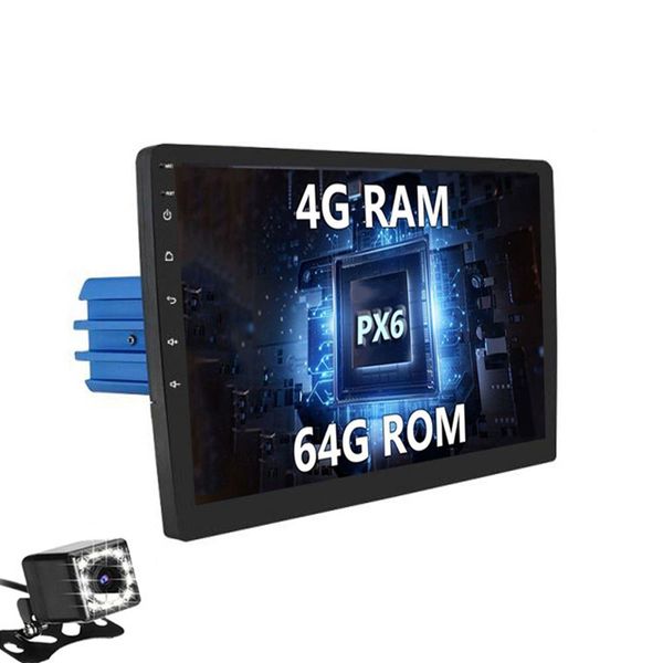 

2din android 9.0 4g+64g px6 six core car radio stereo gps navigation multimedia player car universal wifi bluetooth audio video