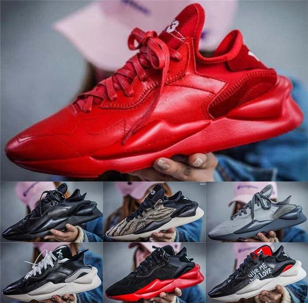 

running men y-3 mens kids runners sneakers hommes shoes women y3 youth boys white fashion chaussures sports blue size us 12 triple s volt, Black