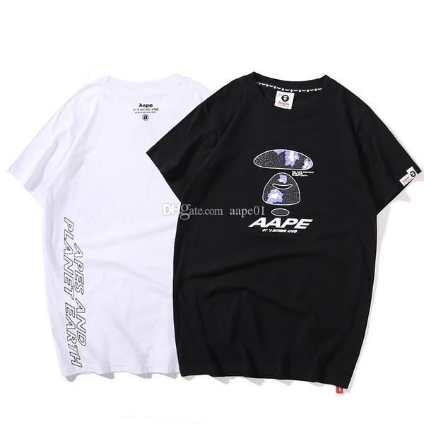 

mens конструктора сложных полиэфиров t shirt мужчины женщины пара высокого качества короткие рукава черный белый mens конструктора тенниска, White;black