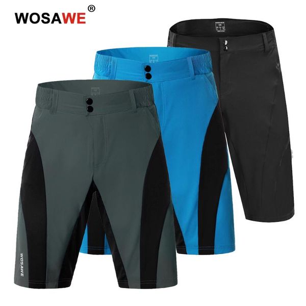 

wosawe men's baggy motorcycle shorts downhill motorbike anti-sweat motocross pants riding running shorts summer