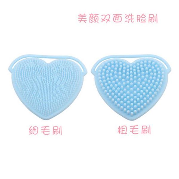 

love facebrush glow cartoon silicone face brush facial cleansing brush pennello detergente love facebrush lntmf