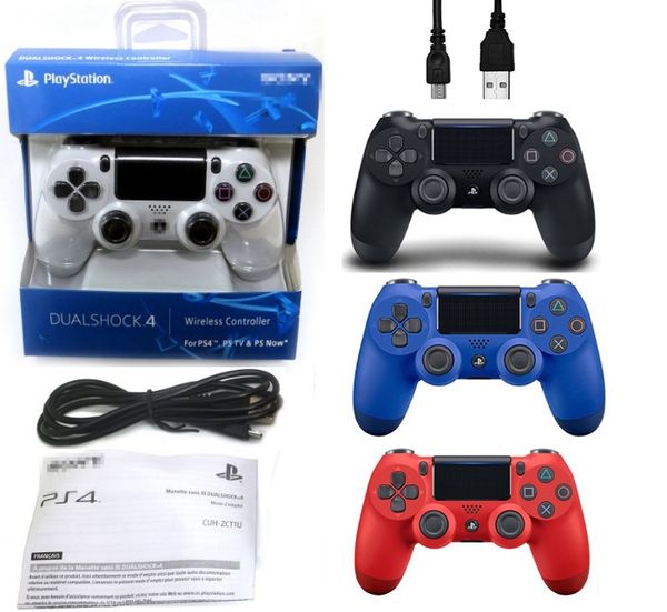 

Bluetooth Wireless PS4 Controller Gamepad Joystick Playstation for PS4 Controller with Retail package dhl