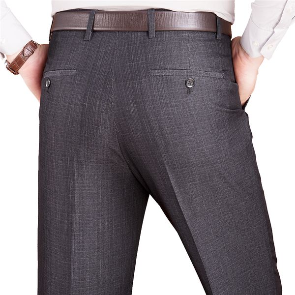 

men suit pants classic straight loose business office wool suit pants for men dress summer plus size 42 44, White;black