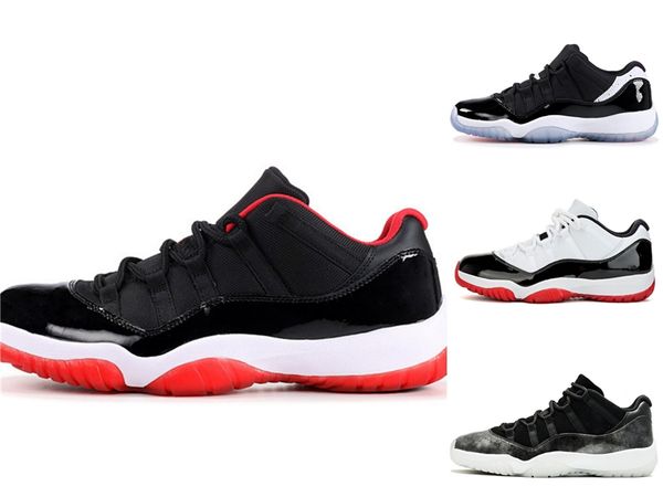 

jumpman snake skin bred 11s 11s basketball shoes cap and gown space jam heiress black platinum tint men men sneakers us5.5-13 #700