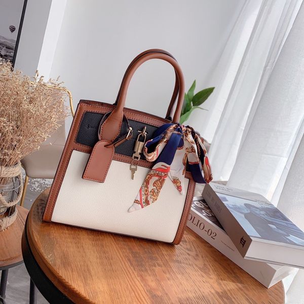 

new women designer handbag textured shoulder bag silk scarves lady fashion cfy20042244