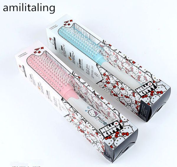 

new hello kitty make up curly hair comb comb hand yey-240/23