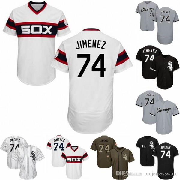 

Mens #74 Eloy Jimenez Jersey Chicago Eloy Jimenez Best Seller White Sox 100% Stitched Baseball Jerseys Free Shipping