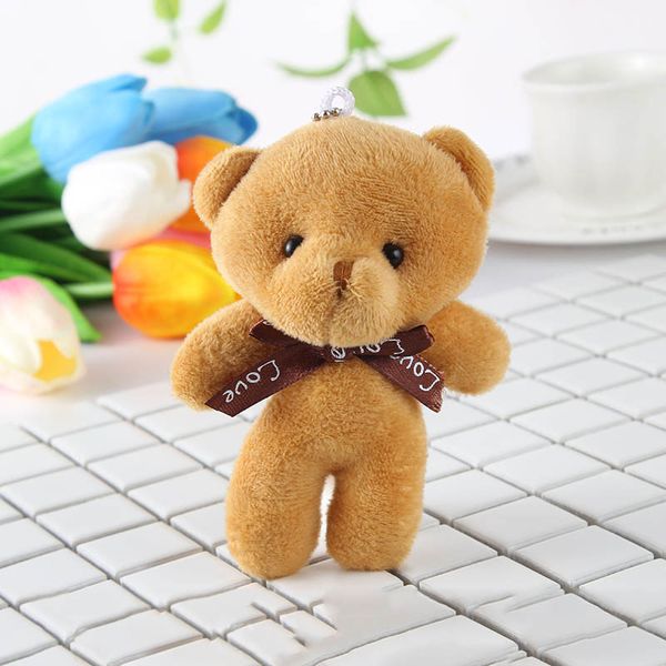 

teddy bear mini joint plush keychain bear bouquet toy phone pendant key chain doll girl boy baby toys home ornament